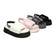Australian Shepherd® UGG Women Platform Fluffy Slide Poppin