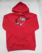 Everlast Sports Fleece Hoodie Hooded Sweatshirt Pull Over Red, Men's S NEW