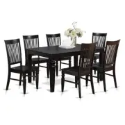 7 Pc Dining room set for 6-Dining Table and 6 Dining Chairs