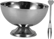 DECHOUS Stainless Steel Dessert Cup Ice Cream Fruit Snack Candy Cup Appetizer Plates Serving Parfait Cup for Home Kitchen