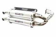 Trinity Dual Full System Exhaust Muffler For RZR XP 4 Turbo S 2016-21
