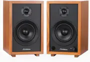 Mckinley 2.0 Stereo Powered Bookshelf Speakers with Built-In Amplifier and 4" Dr