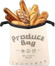 Rdjeokf Bread Bag Reusable Beeswax Bread Bags, Portable For Homemade Bread Maker Gift Giving, For Sourdough Loafs Storage