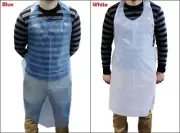 Disposable Polyethylene Aprons, 28" x 46", 2 Mil, Choose Your Color & Pack