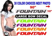 FOUNTAIN BOATS BOW HULL BOAT DECAL BOAT LARGE 30 color choices