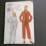 Vogue Misses Jacket & Pants Pattern V 7915 Size 14-16-18 Uncut Brand New