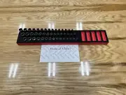 Snap on Tools 45pc RED Foam 3/8" Drive 6pt Metric Master Socket Set 245SFMSFR