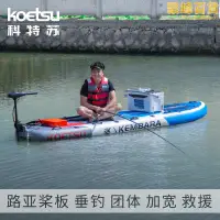 在飛比找露天拍賣優惠-KOETSU科特蘇 路亞槳板SUP劃水板直立充氣板加寬衝浪板
