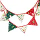 【韓風童品】聖誕老人三角旗 聖誕節裝飾 節慶佈置 聖誕掛飾 吊飾 驚喜派對 聖誕三角旗