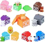 Generic Farm Animal Playset: 20-Piece Montessori Learning Toy for 1-3 Year Olds, Counting, Matching & Sorting, Unisex