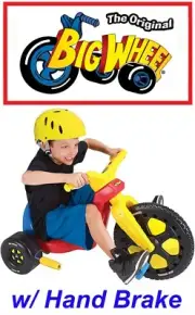 The Original Big Wheel 16" Spin-Out Racer w/ Hand Brake & Flag - Classic Version