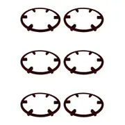 6x Homeleisure Floor Saver Ring Home/Garden Surface Protector 30cm Terracotta