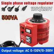 0-130/0-300V 500VA Variac Electric Variable Voltage Regulator Meter Power Supply