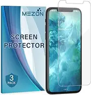 MEZON [3 Pack] Ultra Clear Screen Protector Film for Apple iPhone 11 / iPhone XR (6.1") – Case Friendly, Shock Absorption (iPhone 11, Clear)