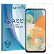 [2 Pack] Samsung Galaxy A23 5G Tempered Glass Crystal Clear Premium 9H HD Screen Protector by MEZON – Case Friendly, Shock Absorption (Galaxy A23 5G, 9H)