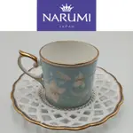 二手真品 NARUMI 杯盤 瓷器 下午茶杯 咖啡杯盤 日本製 黃148