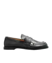 Round toe loafers 40,41.5,41 Black
