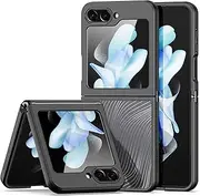 [MOJIA] Aimo Series Case for Samsung Galaxy Z Flip6 (Flip 6), Camera Full Protection Back, Black