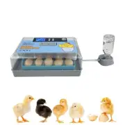 15 Egg Incubator Digital Poultry Hatcher Machine with Automatic Egg Turning, ...
