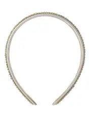 [Gregory Ladner] Jewelled Headband in Silver