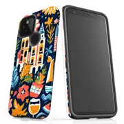 For Google Pixel 4a 5G Tough Protective Cover, Summer Fun