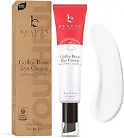 Beauty by Earth Caffeine Eye Cream for Puffiness & Bags Under Eyes - USA Made with Natural & Organic Ingredients, Under Eye Cream for Dark Circles with Glycerin & Vitamin E, Brightens & Refreshes