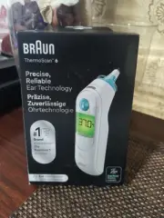 Braun ThermoScan 6 ExacTemp Ear Thermometer Color-Coded Digital Display IRT6515