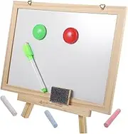 SEWACC 1Set Freestanding Chalk Board Double Sided Dry Erase Whiteboard for Multi Function Vertical Chalkboard for Home and Classroom Use Educational Drawing Board for All