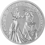 [白銀之手]<預購>2019德國雙女神1-英德雙女神2盎司銀幣6900
