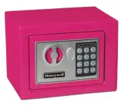 HONEYWELL-5005P 0.17 c/f Pink Steel Security Safe Storage with Digital Lock