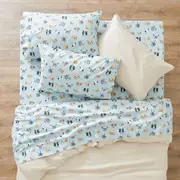 Buddy Flannelette Sheet Set - King Single