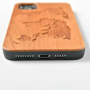 澳洲 Woodu iPhone手機殼 iPhone i6 i7 i8 plus SE2 耐摔防震緩衝 實木浮雕 追浪者 (保護殼 木製硬殼)【$199超取免運】