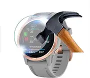 [MGTCAR] 3pcs HD Tempered Glass Protective Film For Garmin Fenix 6 6S 6X Pro 5 5S 5X Plus 3 HR Watch Screen Film Smart Watch Accessories