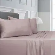 Algodon Bamboo Sheet Set - Blush - King