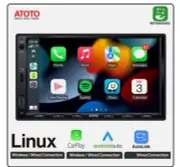 ATOTO F7G2A7XE 7" Double Din, Wireless CarPlay, Wireless Android Auto, Bluetooth