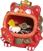 [Generic] Key Holder Bowl | Key Holder Catchall Bowl | Lion Shape Jewelry Organizer for Living Room, Bedroom, Vanity, Kitchen, Centerpiece