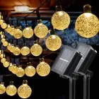 Solatec Solar String Lights, 2 Pack Outdoor Light 60 LED Warm White