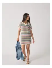 [Decjuba Kids] Crochet Beach Dress in Multi