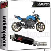 SILENCER GP GUN by ARROW STEEL BLACK YAMAHA FZ8 / FAZER 2016 16