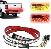 Fall Warning Signal Driving Light Strip, Car Led Light Strip,Led Pickup Truck Tail Light Strip,Truck Dynamic Taillight,Led Lights for Car,Dynamic Light Bar, Truck Tailgate Light Bar (2M)
