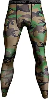 [Tilenko] Men and Youth Boy Sports Fitness Compression Running Pants Quick-Drying Lightweight Breathable Tight Long Leggings