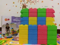 在飛比找Yahoo!奇摩拍賣優惠-[二手] 童心園 Weplay Q-Blocks 巧巧大積木