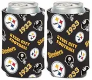 Pittsburgh Steelers Scatterprint Can Cooler 12 oz.