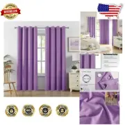 Elegant Thermal Insulated 96" Length Blackout Drapes – Privacy & Noise Reduction