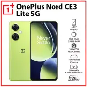 OnePlus Nord CE 3 Lite 5G GREEN 8GB+256GB Dual SIM Unlocked Android Cell Phone
