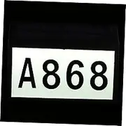CRILSTYLEO 1pc Outdoor Solar House Number Lamp LED Lighting Address Sign for Night Illumination Durable Solar Lighted Address Sign for Homes