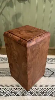 Old Growth Redwood Cremation Urn Box Handmade
