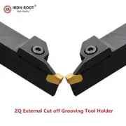 1P ZQ2525R-5 + ZQ2525L-5 Lathe Turning Tool Tool External Grooving Tool Holder