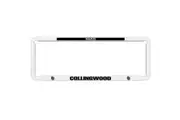 2x OFFICIAL AFL COLLINGWOOD MAGPIES Car Number Plate Frame Cover Surround