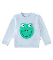 [Stella McCartney Kids] Stella McCartney Kids Baby appliqué cotton sweatshirt M 3 blue